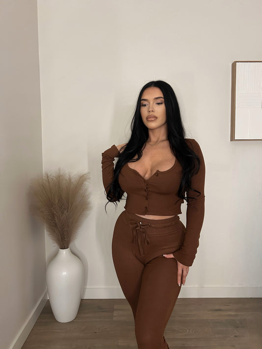 Chloe Lounge Set (Coffee)