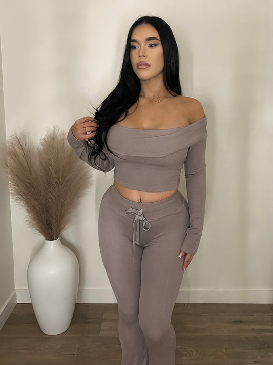 Chanel Lounge Set (Taupe)